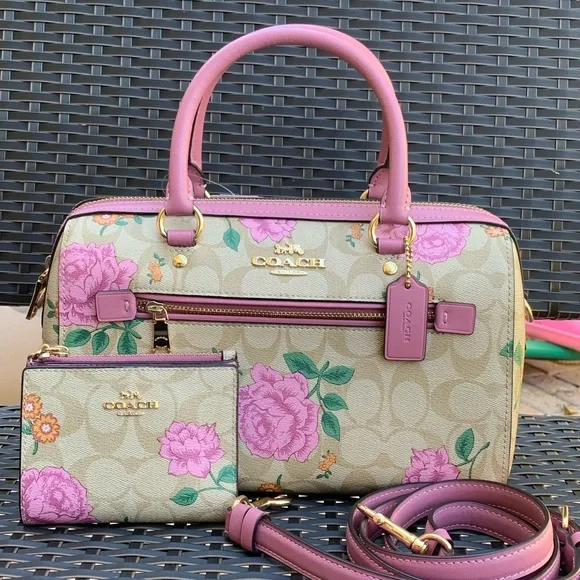 NEW COACH prairie rose print set - Picture 1 of 16